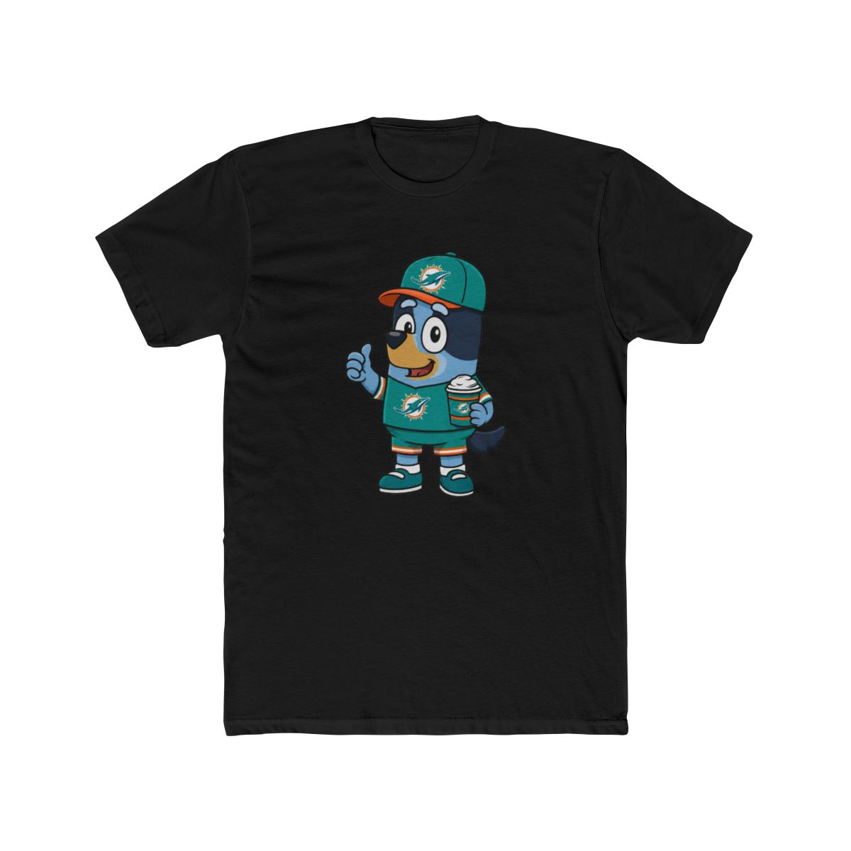 Miami Football Bluey Fans T Shirt - alternate angle 3, merchandise