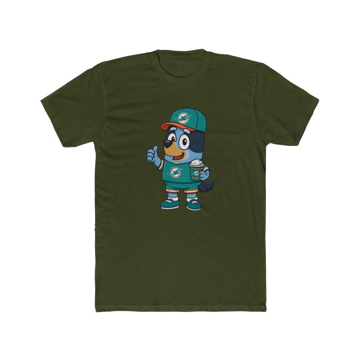 Miami Football Bluey Fans T Shirt - alternate angle 5, merchandise