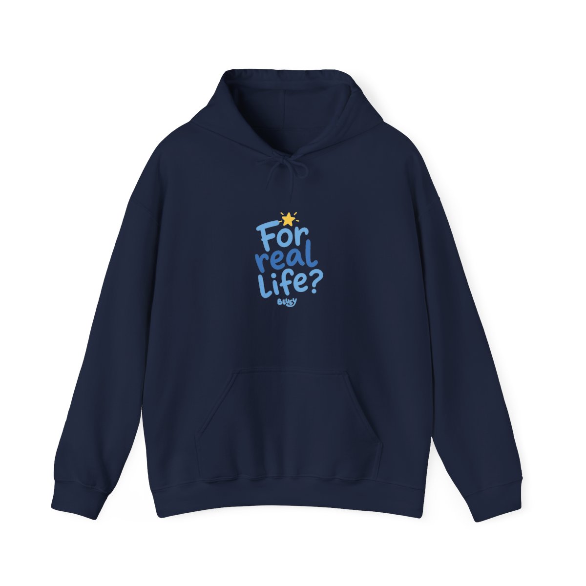 Bluey "For real life?" Hoodie