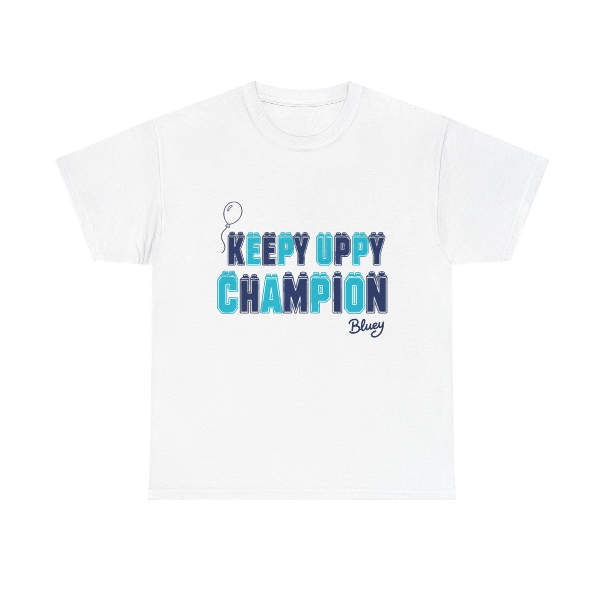 Bluey "Keepy Uppy Champion" Unisex Tee - Official t-shirts merchandise