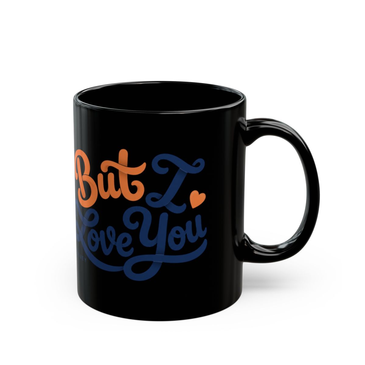 Bluey "But I Love You" Black Mug - Official mugs merchandise