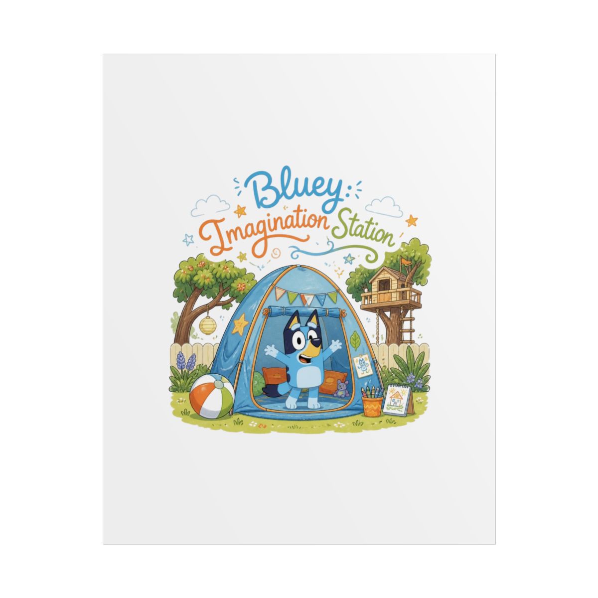 Bluey "Bluey: Imagination Station" Poster - Official Posters & Wall Art merchandise
