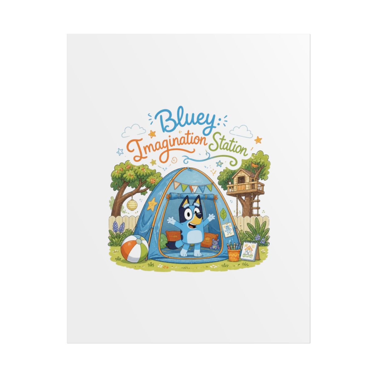 Bluey "Bluey: Imagination Station" Poster - alternate angle 1, merchandise