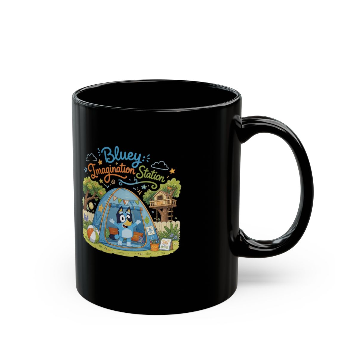Bluey "Bluey: Imagination Station" Black Mug