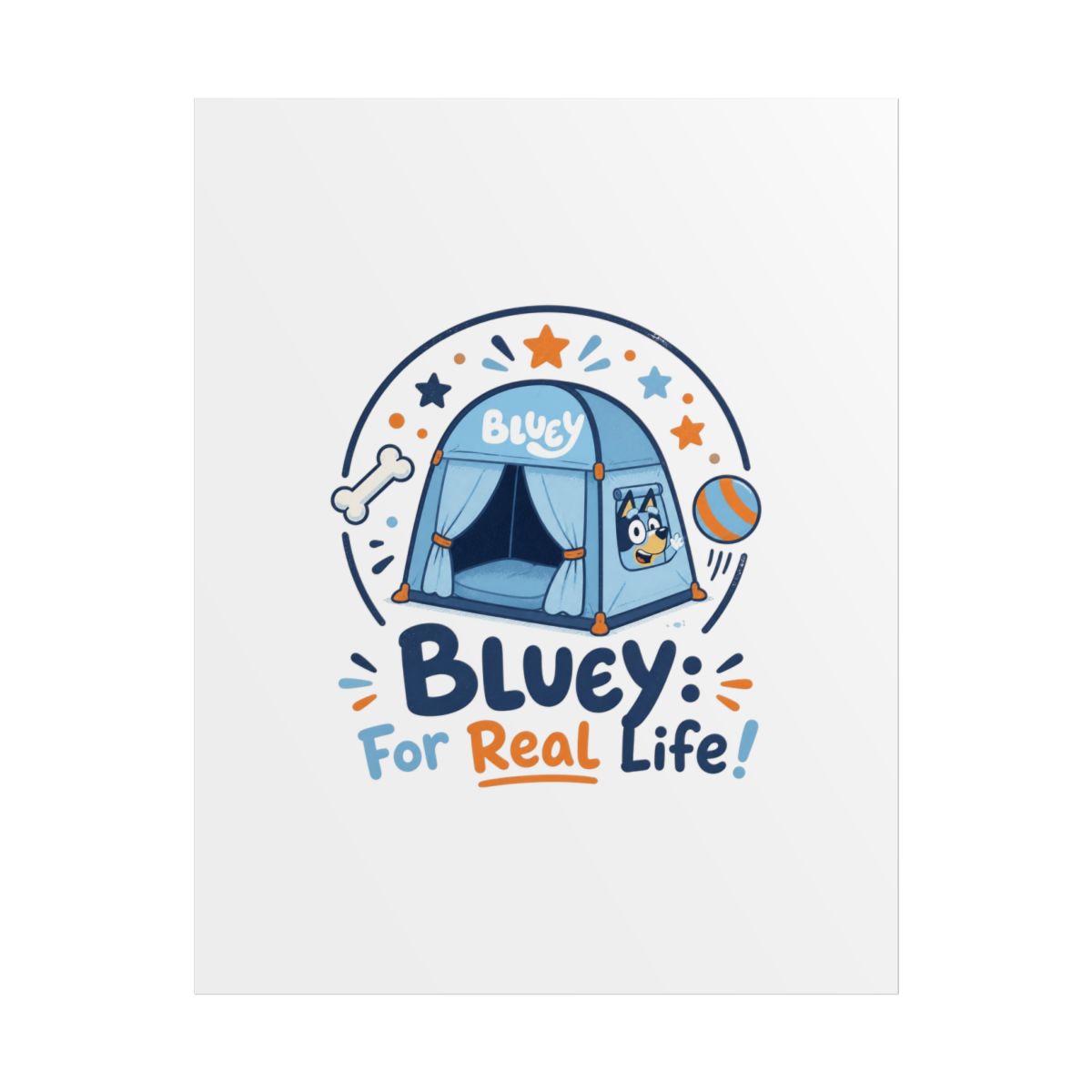 Bluey Poster - alternate angle 1, merchandise
