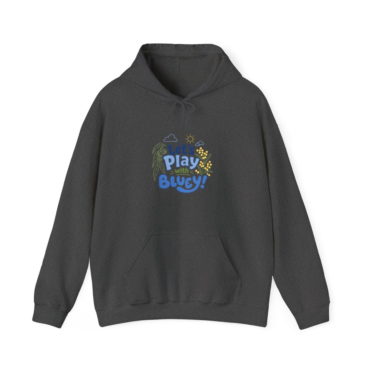 Bluey "Play with Bluey!" Hoodie 2 - alternate angle 3, merchandise