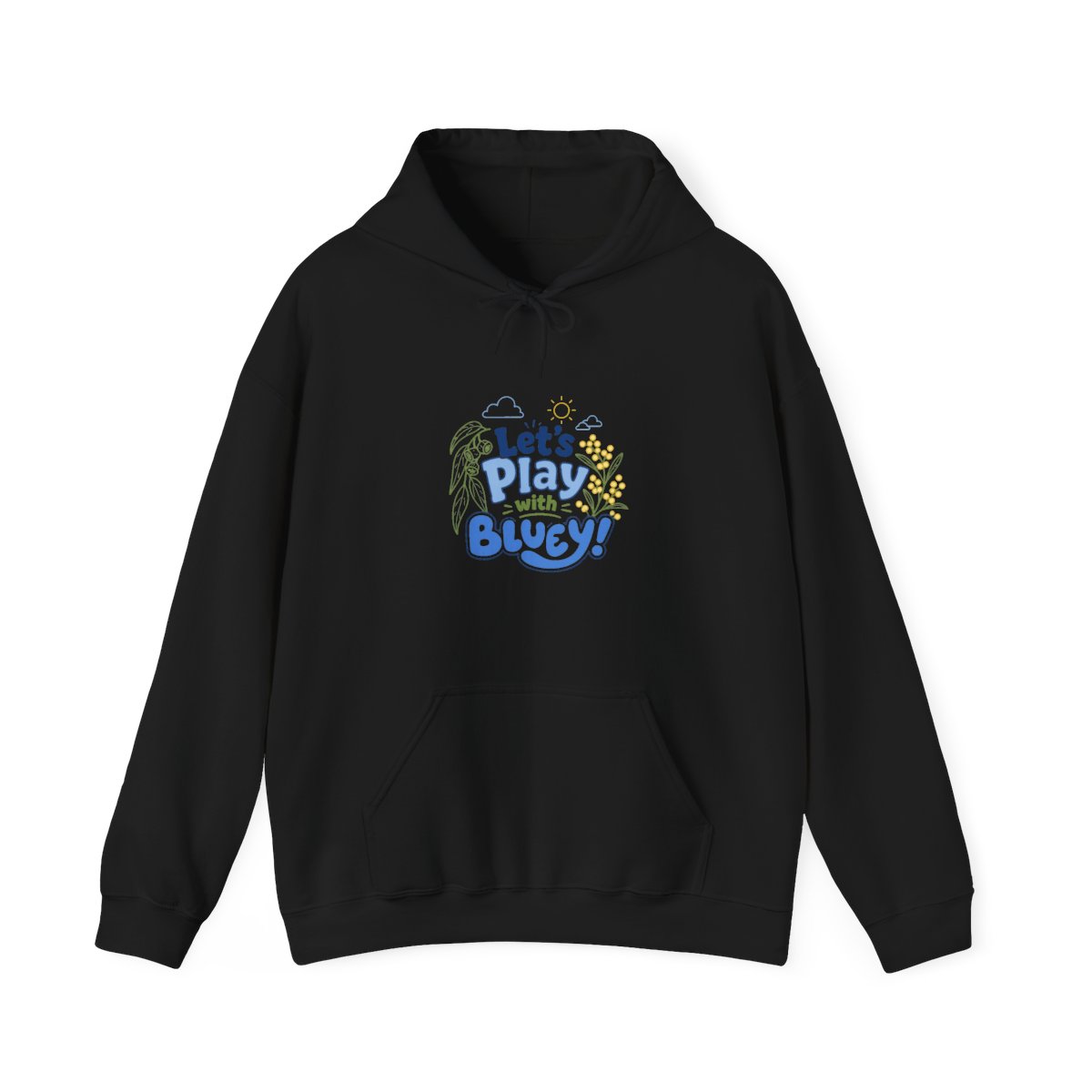 Bluey "Play with Bluey!" Hoodie 2 - alternate angle 2, merchandise