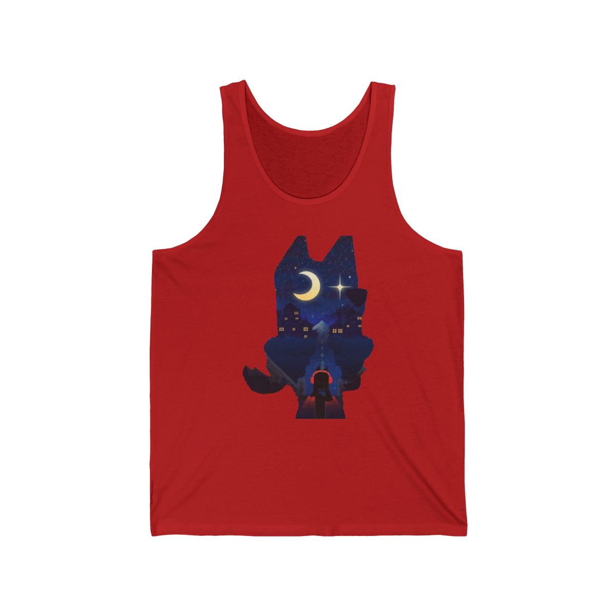 Bluey Night Tank Top - Official tank-tops merchandise