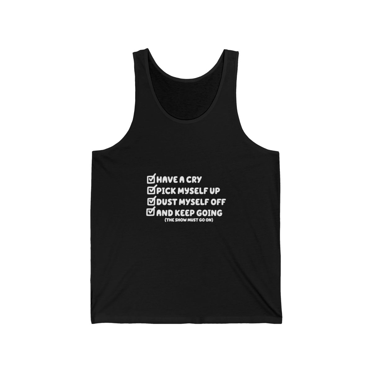 Bluey Mental Health Checklist Design Tank Top - Official tank-tops merchandise