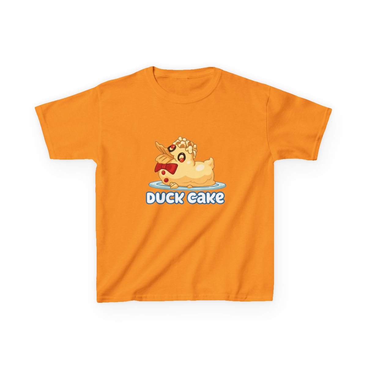 Bluey Duck Cake Kids T-Shirt - alternate angle 4, merchandise