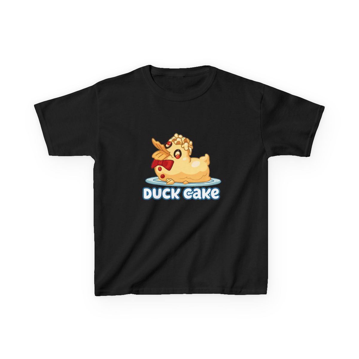 Bluey Duck Cake Kids T-Shirt - alternate angle 2, merchandise