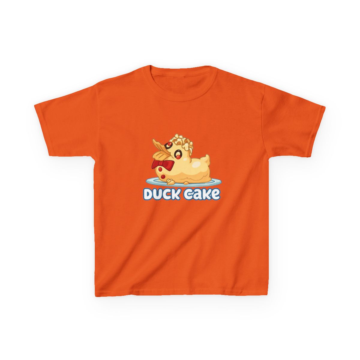 Bluey Duck Cake Kids T-Shirt - alternate angle 5, merchandise