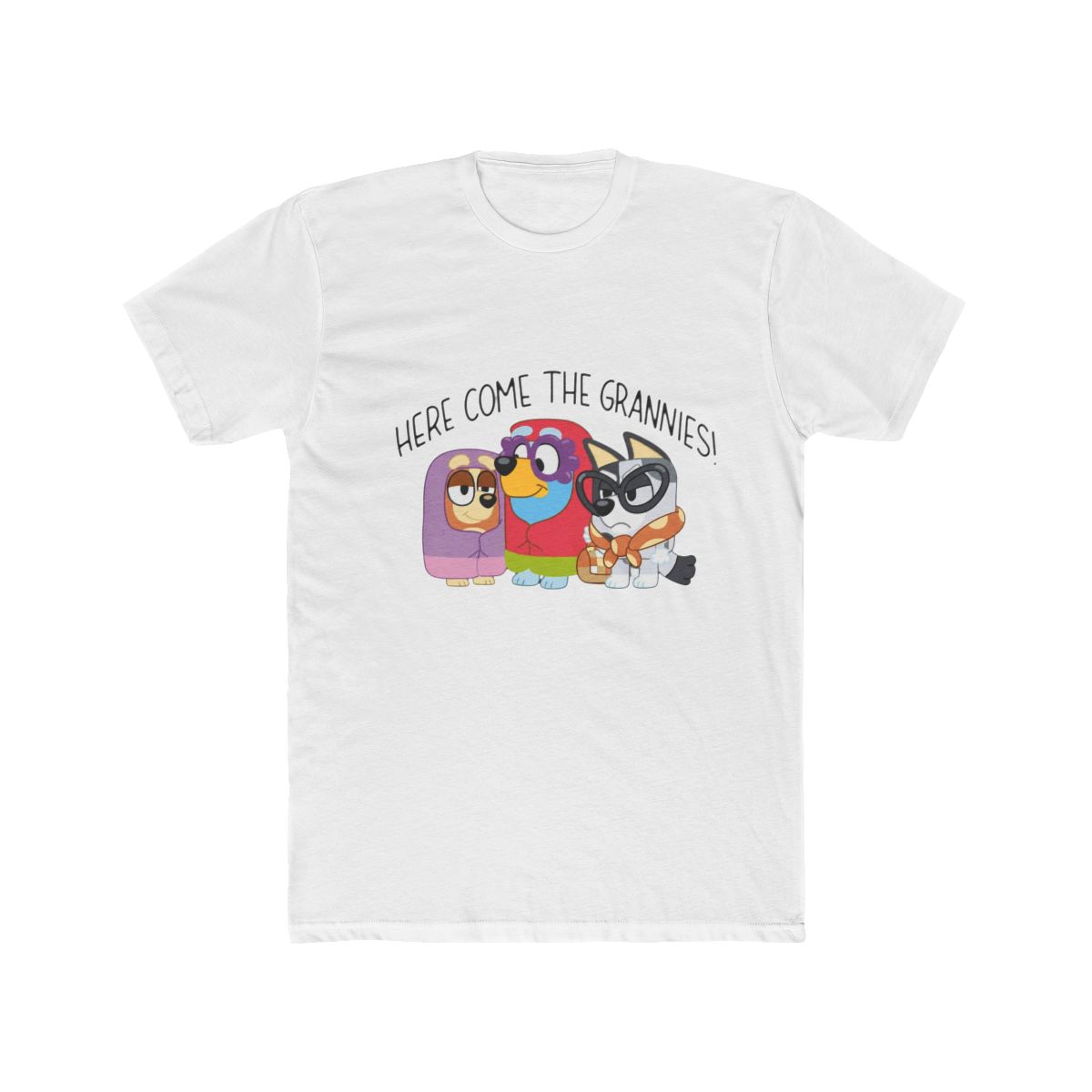 Bluey Here Come The Grannies Funny Scene T Shirt