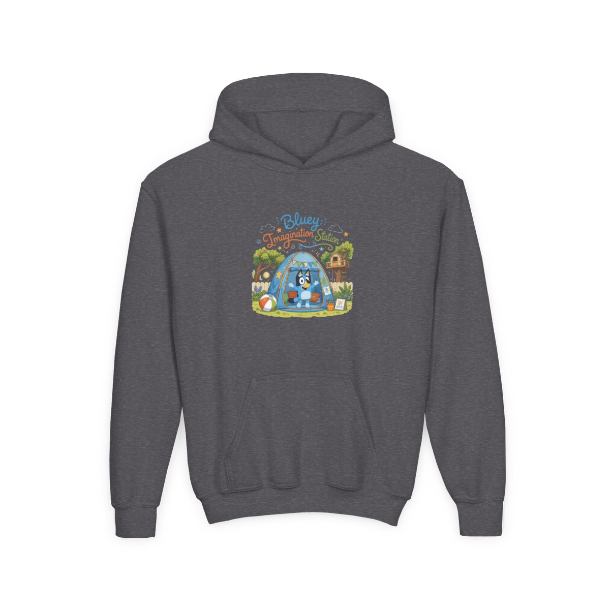 Bluey "Bluey: Imagination Station" Kids Hoodie - alternate angle 3, merchandise