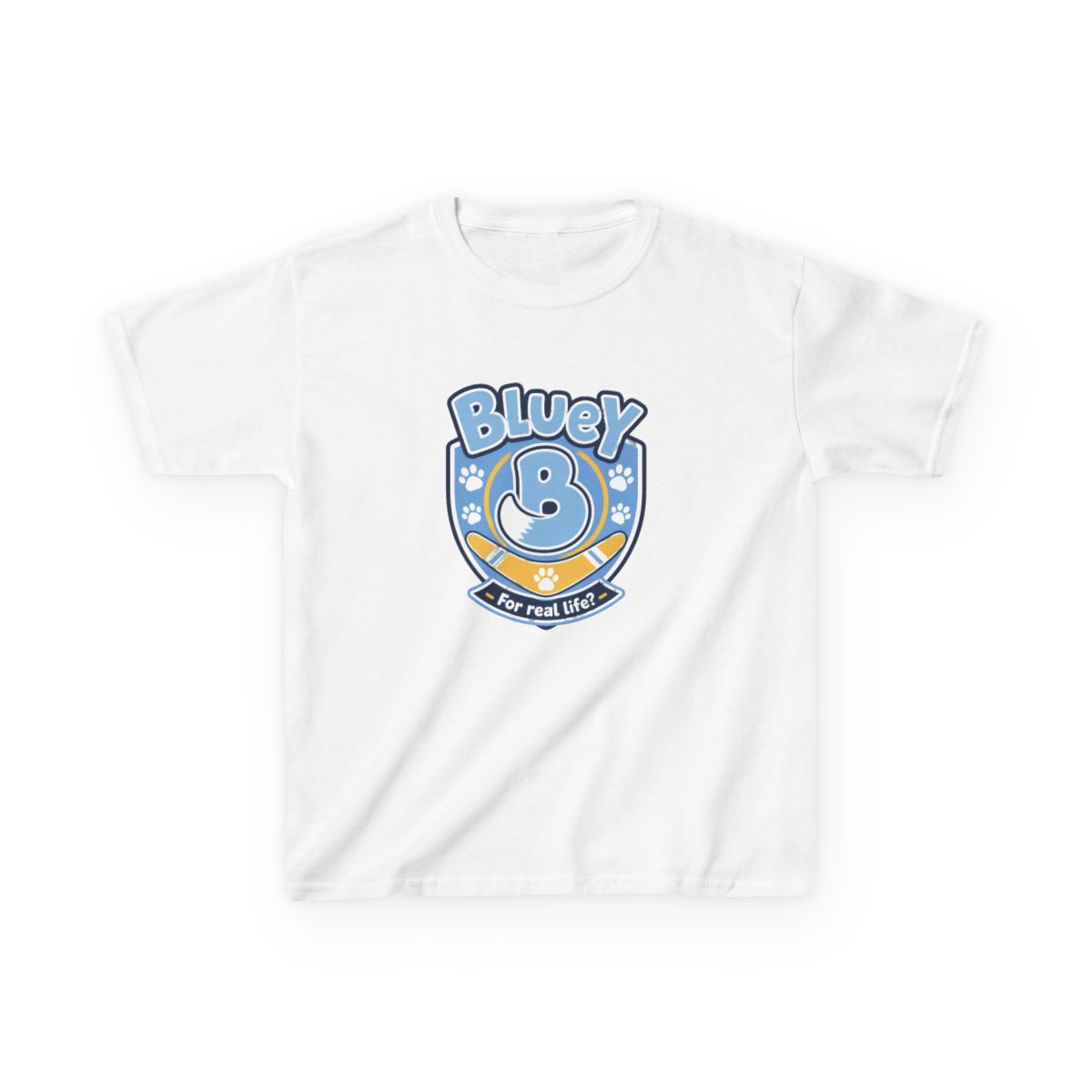 Bluey "Bluey" Unisex Kids Tee - alternate angle 2, merchandise