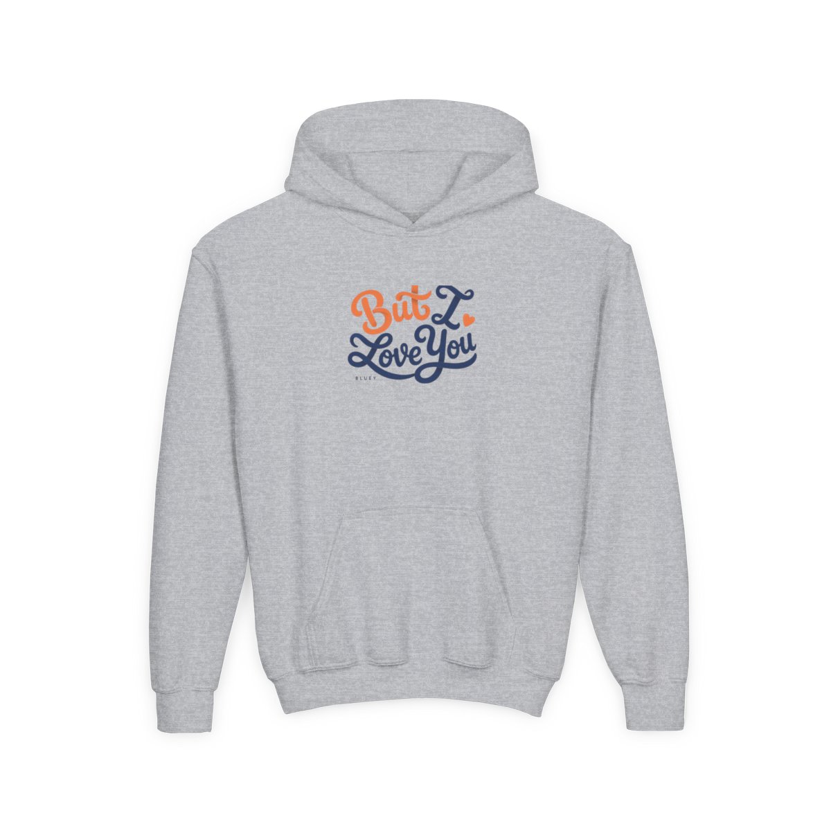 Bluey "But I Love You" Kids Hoodie - alternate angle 2, merchandise
