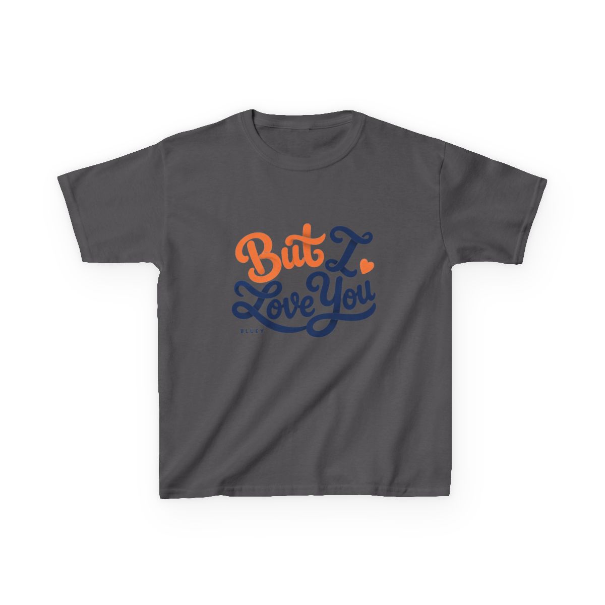 Bluey "But I Love You" Unisex Kids Tee - alternate angle 3, merchandise