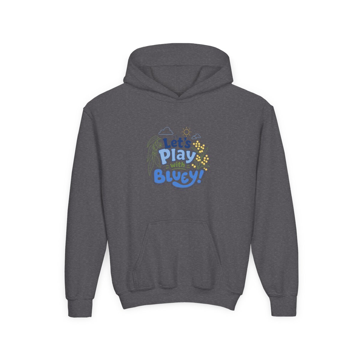 Bluey "Play with Bluey!" Hoodie - alternate angle 3, merchandise