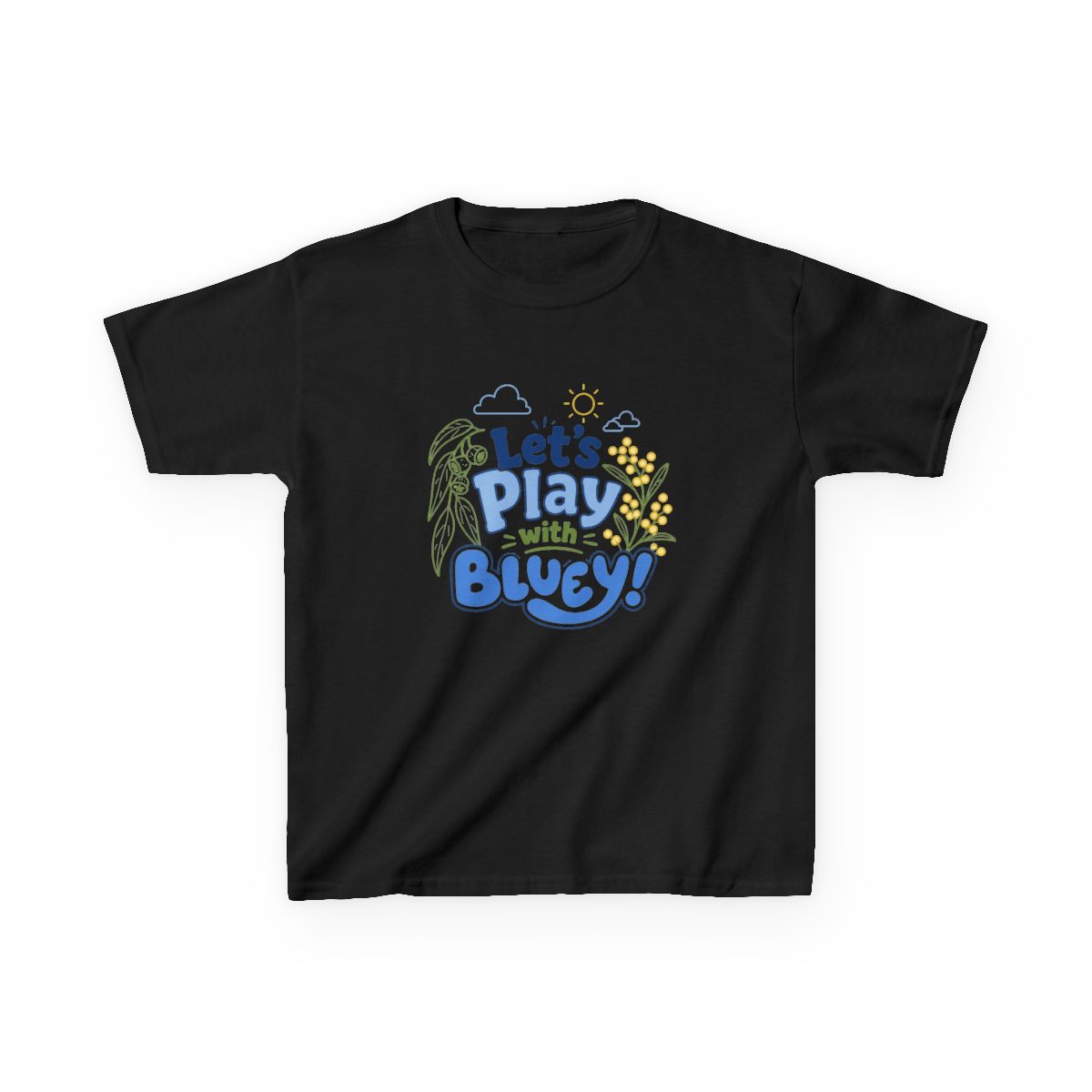 Bluey "Play with Bluey!" Kids Tee