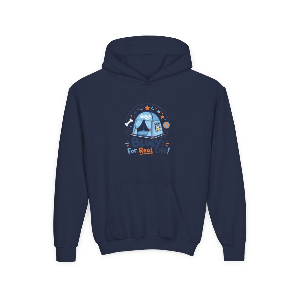 Bluey Hoodie - alternate angle 3, merchandise