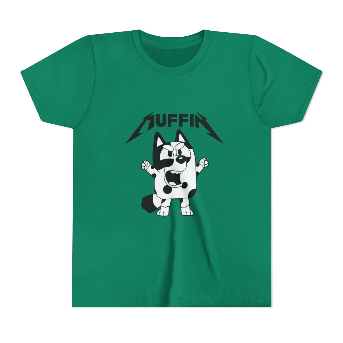Bluey Muffin Kids T Shirt - alternate angle 2, merchandise