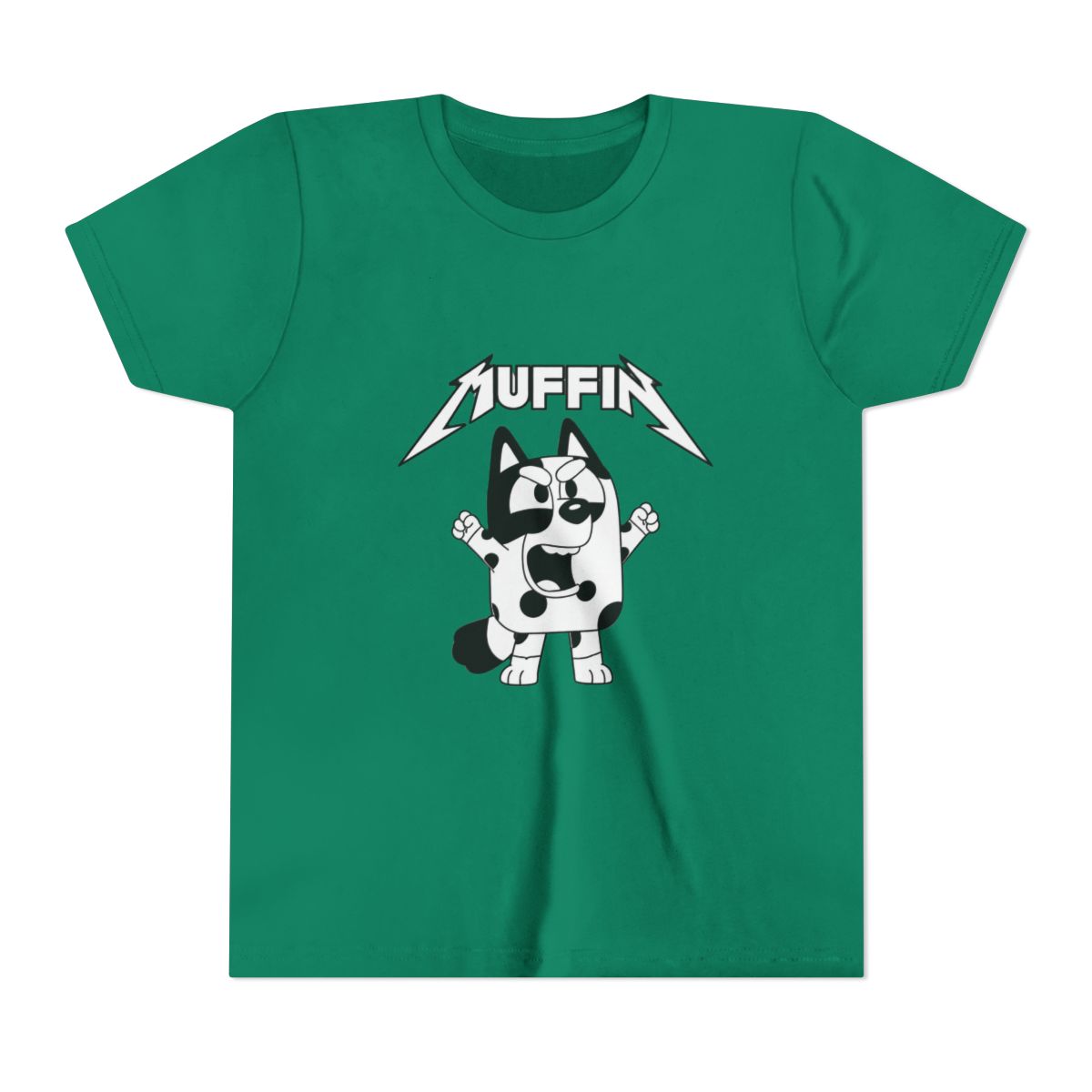 Bluey Muffin Kids T Shirt - alternate angle 2, merchandise