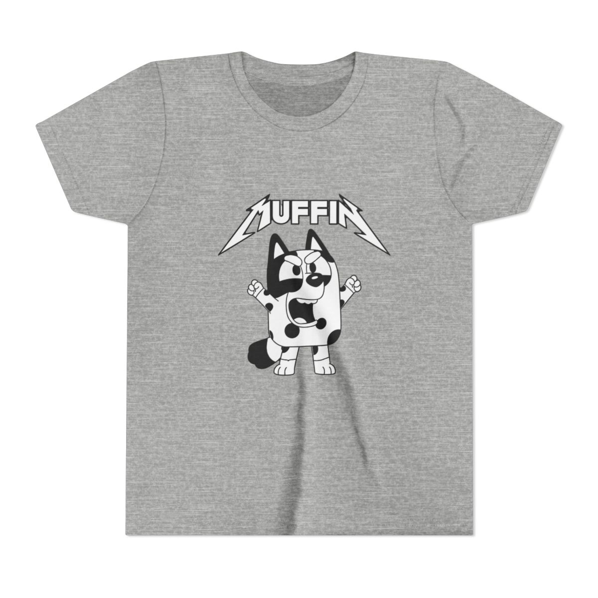 Bluey Muffin Kids T Shirt - alternate angle 3, merchandise