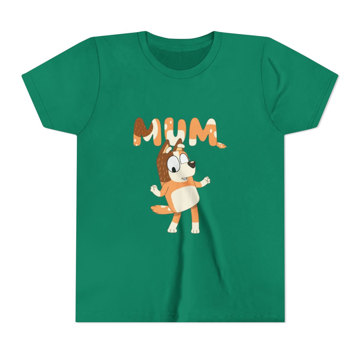 Bluey Mum Kids T Shirt - alternate angle 2, merchandise