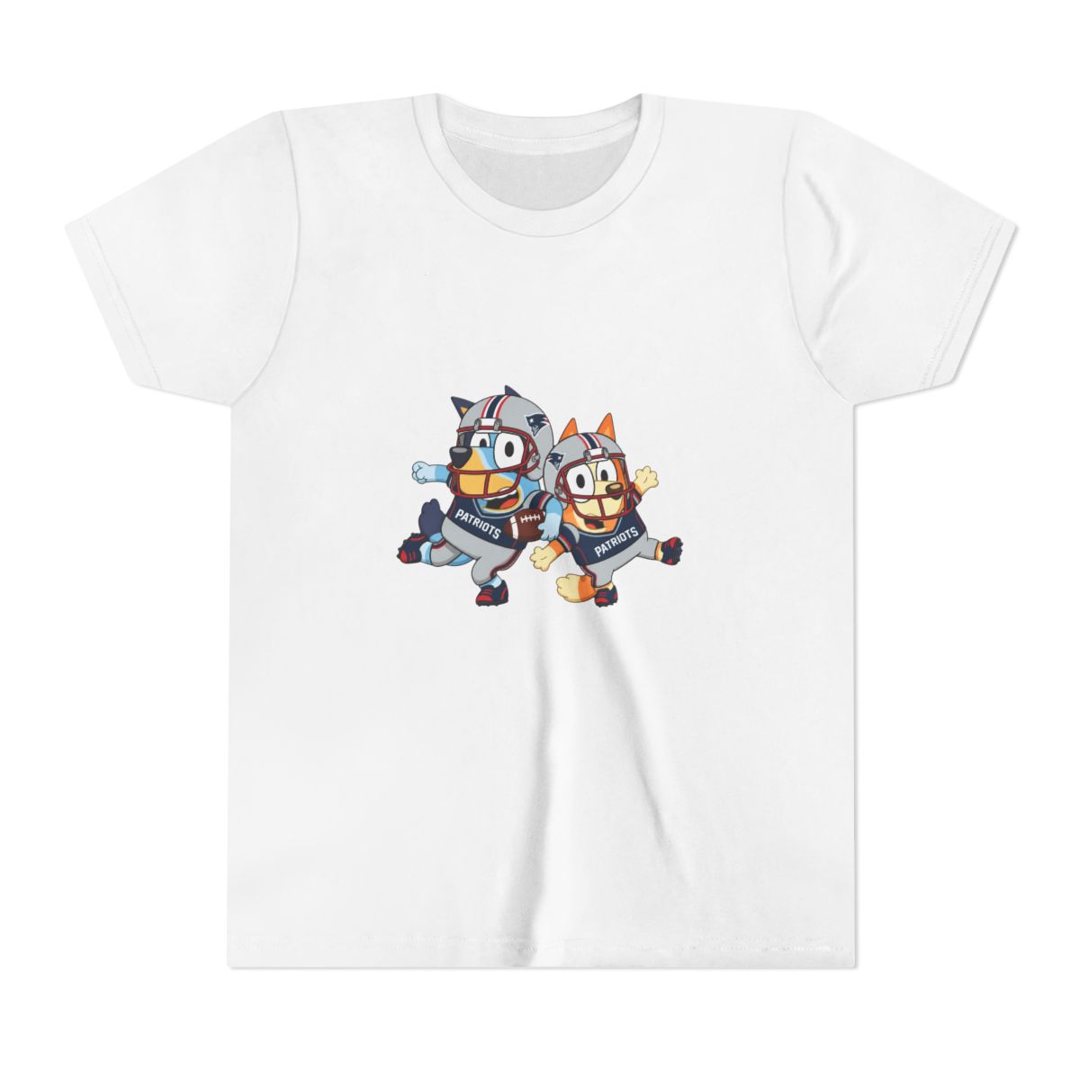 Bluey New England Football Retro Fan Kids T Shirt