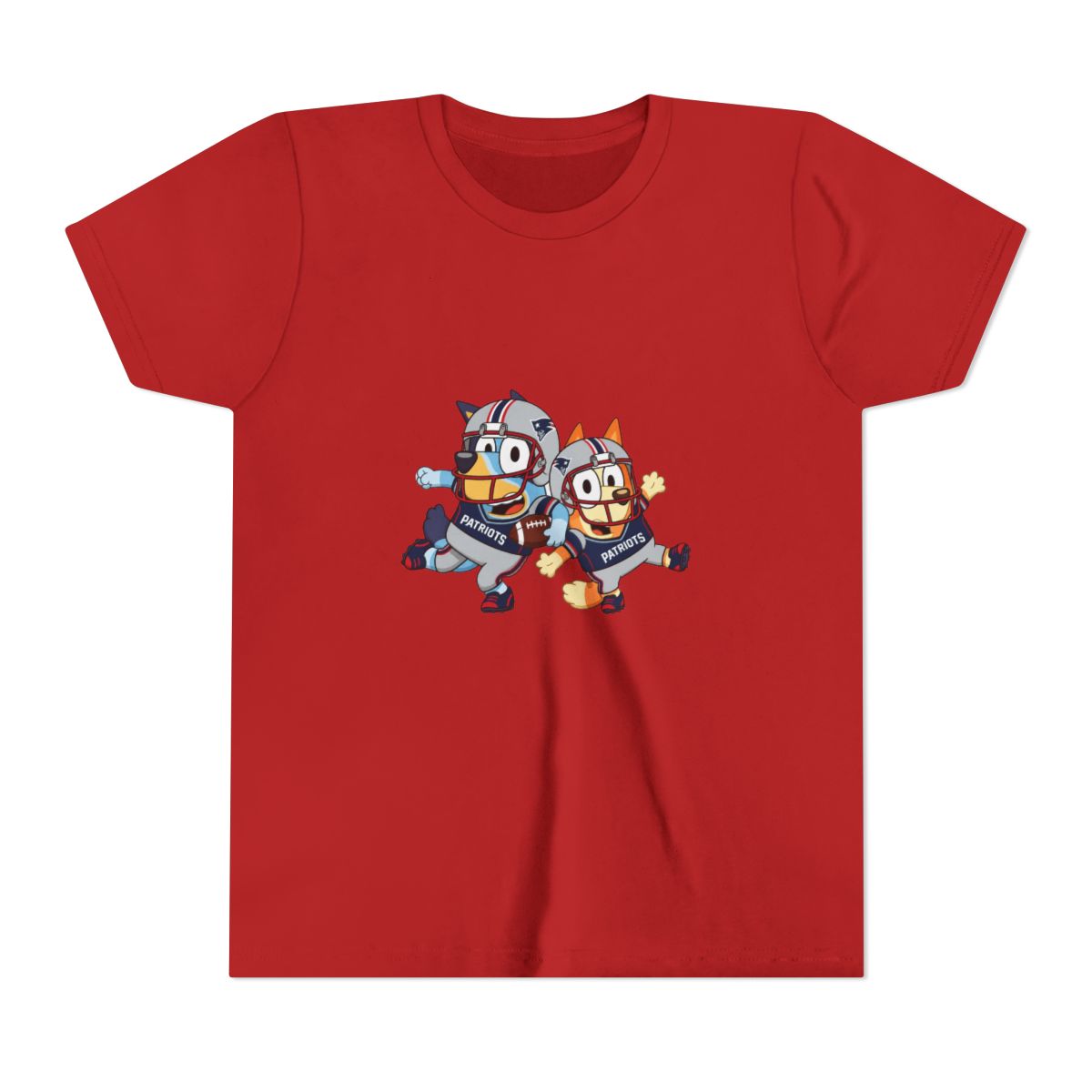 Bluey New England Football Retro Fan Kids T Shirt - Official T-Shirts merchandise
