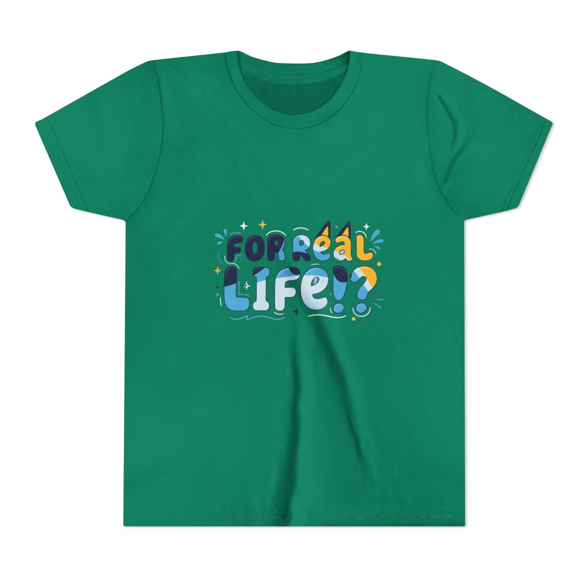 For Real Life Bluey Kids T Shirt - alternate angle 2, merchandise