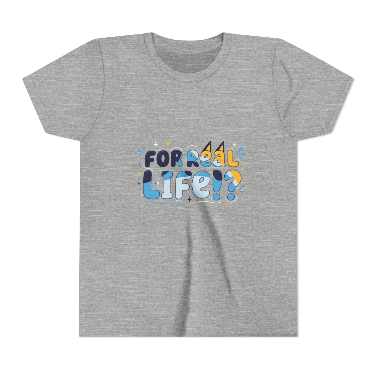 For Real Life Bluey Kids T Shirt - alternate angle 3, merchandise