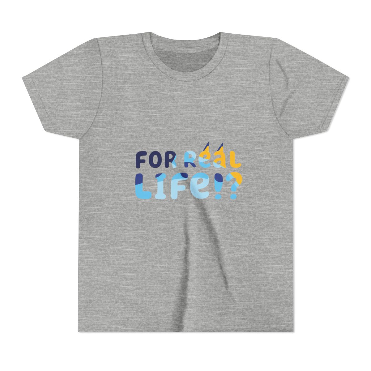 For Real Life Bluey Kids T Shirt - alternate angle 3, merchandise