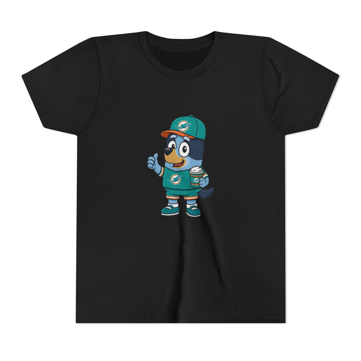 Miami Football Bluey Fans Kids T Shirt