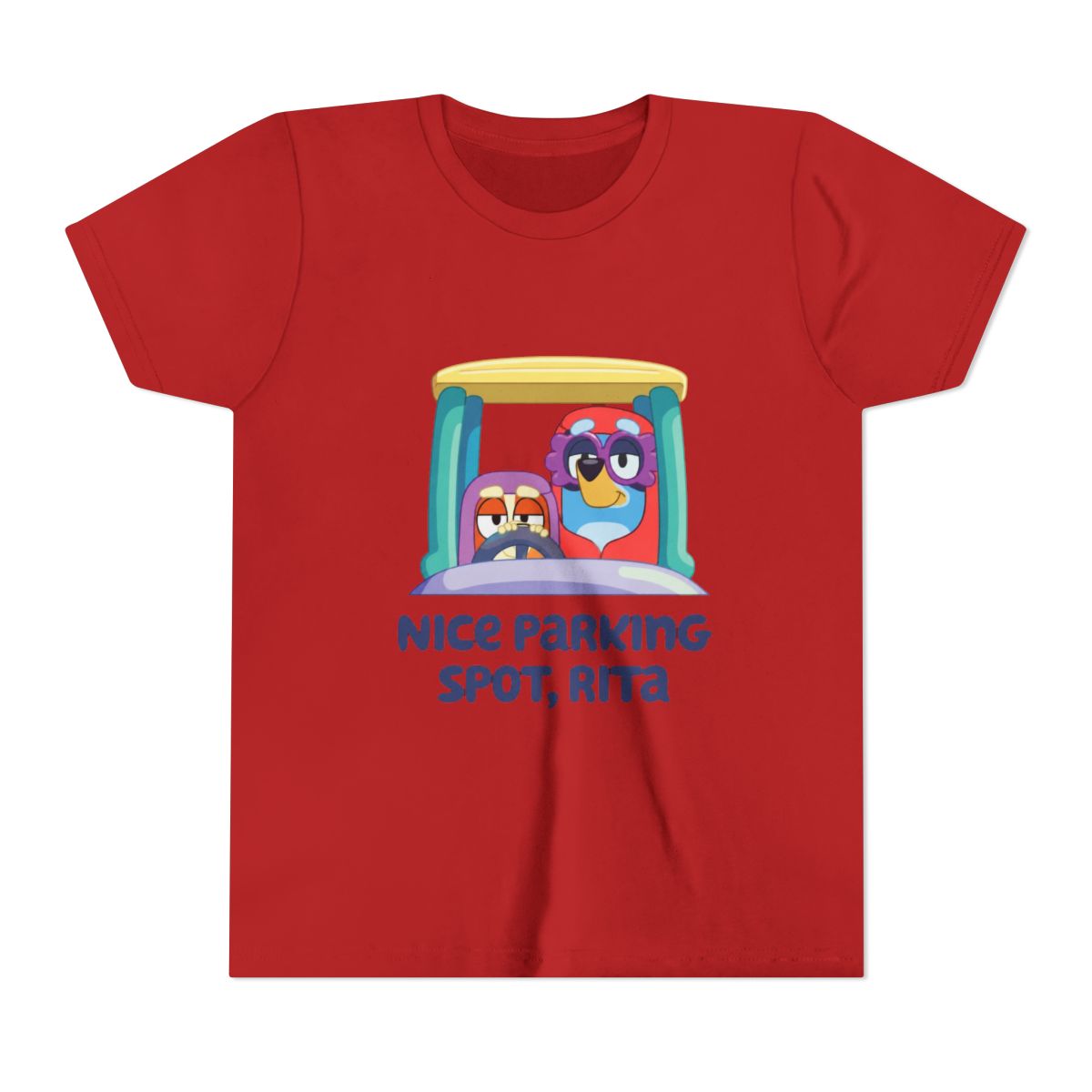 Vintage Cartoon Bluey Grannies Janet and Rita Kids T Shirt
