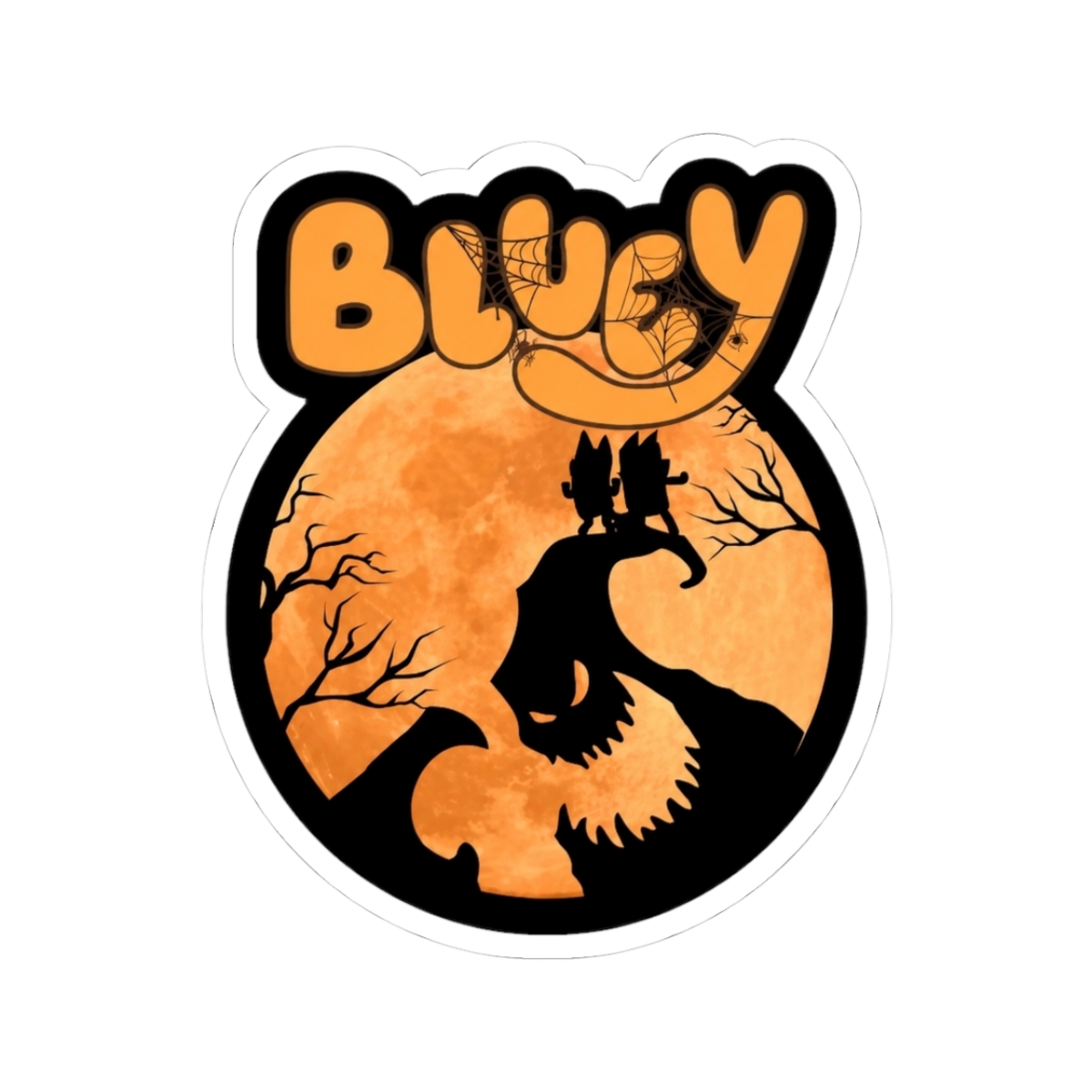 Bluey Halloween Sticker - Official stickers merchandise
