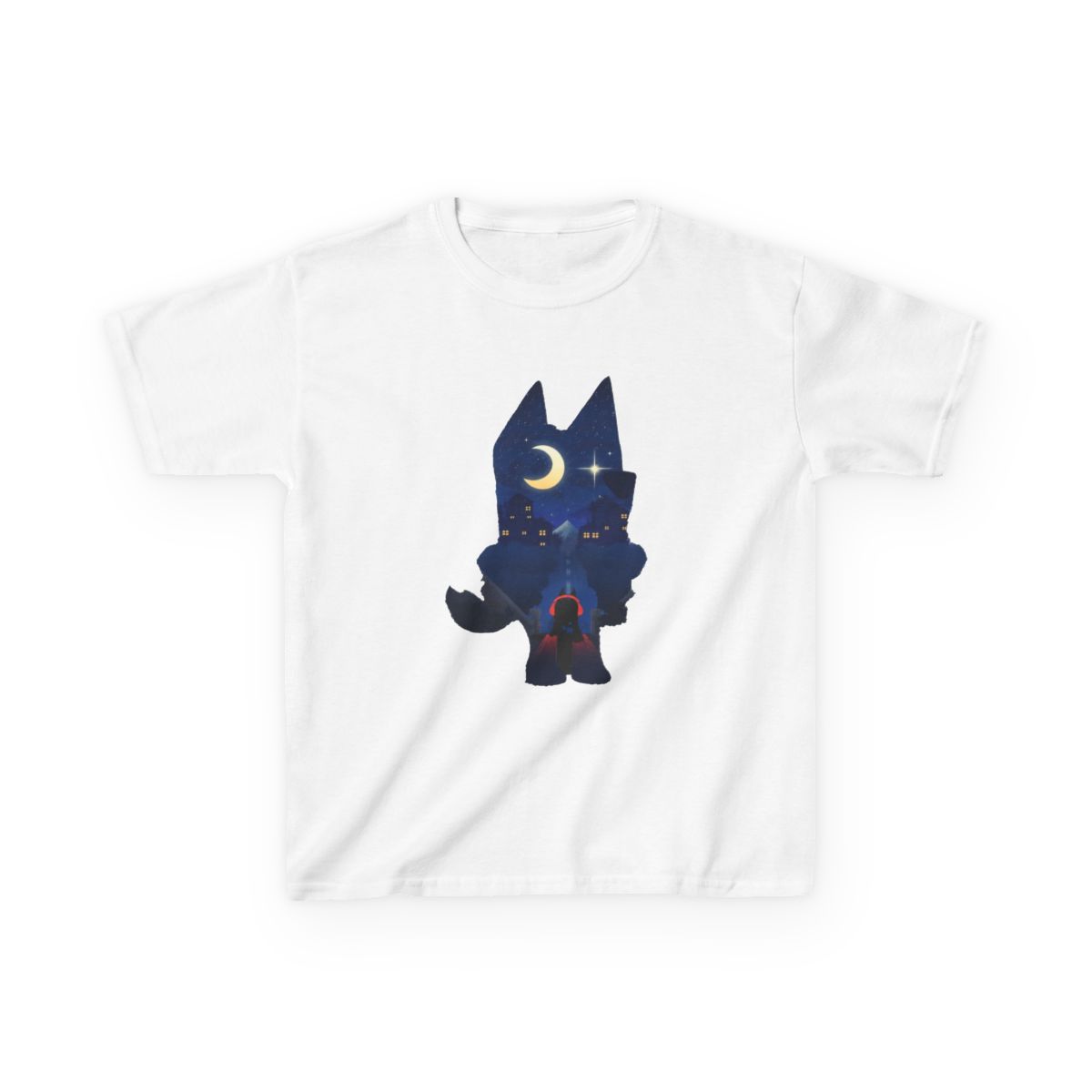 Bluey Night Kids T-Shirt - Official t-shirts merchandise